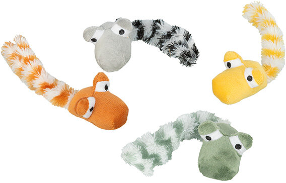 TRIXIE Dráček, plyšová hračka s catnipem, 20 cm, různé barvy