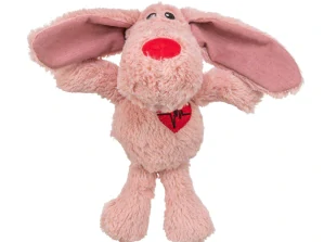 TRIXIE Dog VALENTINE, plyšový pes s dlouhýma ušima 28 cm, růžová - LIMITOVANÁ NABÍDKA