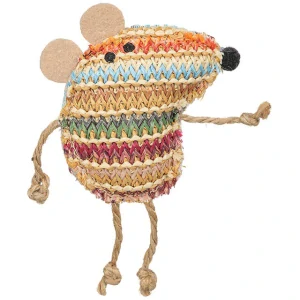 TRIXIE Myška barevná s catnipem, 14 cm, polyester