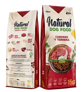 Natural DOG FOOD Lamb & Beef 4 kg